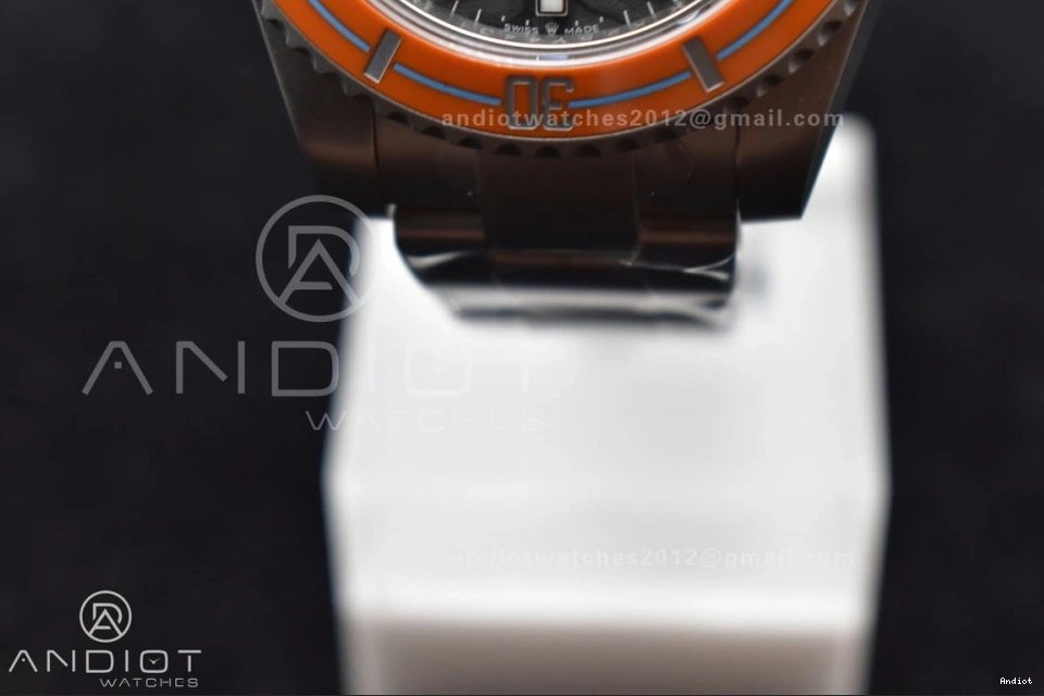 DIW Orange Dial Submariner Edition Black on Orange SS Best Bezel VS3135 VSF Bracelet 1:1 Sandblasted Ceramic 1108